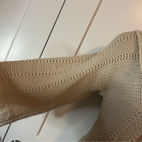 Dex women’s sz small cowl neck beige sweater - Picture 3 of 5